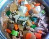 根菜たっぷり 我が家のもつ煮込み作り方10写真