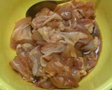 ホッとする味～。鶏肉と大根の煮もの作り方2写真