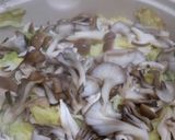 白菜ときのこたっぷり鍋作り方9写真