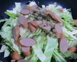 ＊キャベツとソーセージのサラダ＊作り方2写真