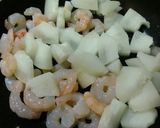 パラパラ炒飯　小エビと冬瓜あんかけ添え作り方3写真