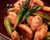 ささみとアスパラの塩麹炒め作り方6写真