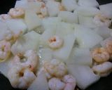 パラパラ炒飯　小エビと冬瓜あんかけ添え作り方4写真