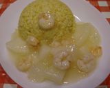 パラパラ炒飯　小エビと冬瓜あんかけ添え作り方16写真