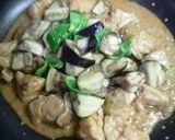 鶏肉とナス・ピーマンの味噌炒め煮作り方5写真