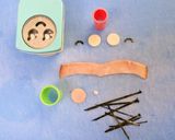 キャラ弁*バイキンマンおにぎり作り方4写真