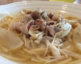 あっさり きのこのスープスパ作り方6写真