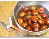 もっちり～焼き栗ごはん作り方2写真