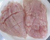 やわらか鶏胸肉のガーリックソテー作り方1写真