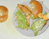 グリルドチキンのベーグルサンド作り方8写真