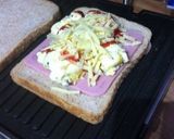 朝食に簡単満足スクランブルエッグパニーニ作り方5写真