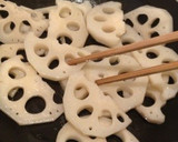 れんこん炒め〜油揚げおかか醤油を使用〜作り方2写真