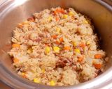 ☆炊飯器☆コンビーフの炊き込みピラフ♪作り方3写真