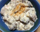 筑前煮❤リメイククリームソース作り方4写真