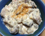 筑前煮❤リメイククリームソース作り方4写真