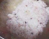 昔話に出て来る様な海苔と餅の入ったおじや作り方6写真