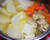 昔話に出て来る様な海苔と餅の入ったおじや作り方10写真