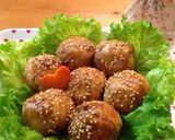 キャンディチーズ入り肉巻きおにぎり☻作り方6写真