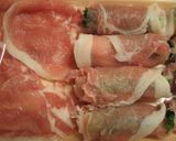 豚肉の水菜巻き　お弁当（34）作り方1写真