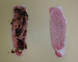 2つの味が楽しめる豆苗の豚肉巻き焼き!作り方1写真
