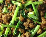 ひき肉の炒め物〜簡単ガパオのカレー風〜作り方4写真