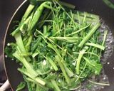 青菜炒め(小松菜と豆苗)作り方3写真