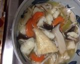 うどん（乾麺）deモッチモチのすいとん♪作り方5写真