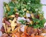 簡単！あまり野菜と揚げ丼ぶり♥作り方1写真