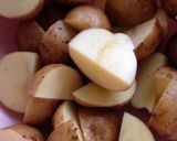 簡単ホクホク！きたあかり揚げいもカレー味作り方1写真