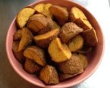 簡単ホクホク！きたあかり揚げいもカレー味作り方10写真
