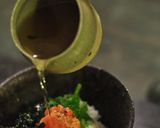 天然だしパックでつくる本格明太子茶漬け作り方4写真