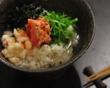 天然だしパックでつくる本格明太子茶漬け作り方5写真