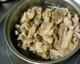 ことこと煮込んで牛筋の照焼カレー風作り方3写真