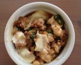カマンベールチーズの麻婆豆腐作り方2写真