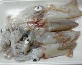イカのカレー煮作り方1写真