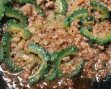 ゴーヤと挽き肉の炒め煮作り方4写真