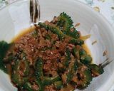ゴーヤと挽き肉の炒め煮作り方5写真