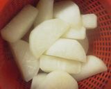 南瓜&大根&鷄手羽中の炒め煮(^.^)作り方1写真