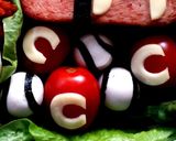 ☆広島カープ坊や　キャラ弁☆作り方3写真