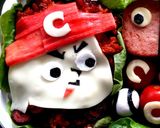 ☆広島カープ坊や　キャラ弁☆作り方4写真