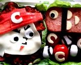 ☆広島カープ坊や　キャラ弁☆作り方5写真
