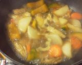 南瓜&大根&鷄手羽中の炒め煮(^.^)作り方5写真