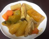 南瓜&大根&鷄手羽中の炒め煮(^.^)作り方7写真