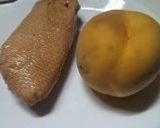 バルサミコソースで食べる鴨と桃作り方1写真