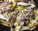 ヨシダBBQソースでさつまいもと豚肉炒め作り方4写真