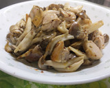 きのこと鶏肉のハニーマヨマスタード炒め作り方9写真