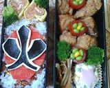 キャラ弁♪ヒーロー作り方2写真