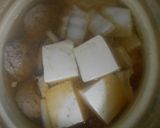 ミニハンバーグと白菜とミニ豆腐で鍋作り方7写真