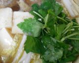 ミニハンバーグと白菜とミニ豆腐で鍋作り方11写真