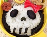 キャラ弁☆ハロウィンスカル〜作り方2写真